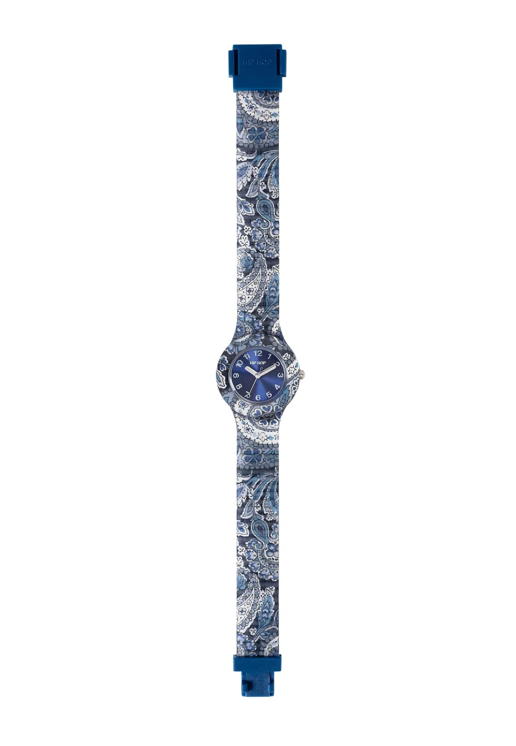 Hip Hop Straps Paisley orologio donna 32 mm blu