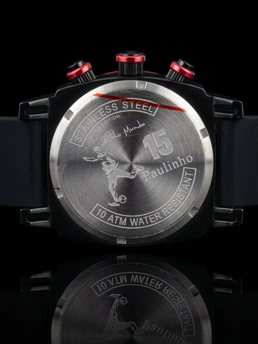 Ritmo Mundo Racer 2221 Paulinho Orologio Cronografo Blu