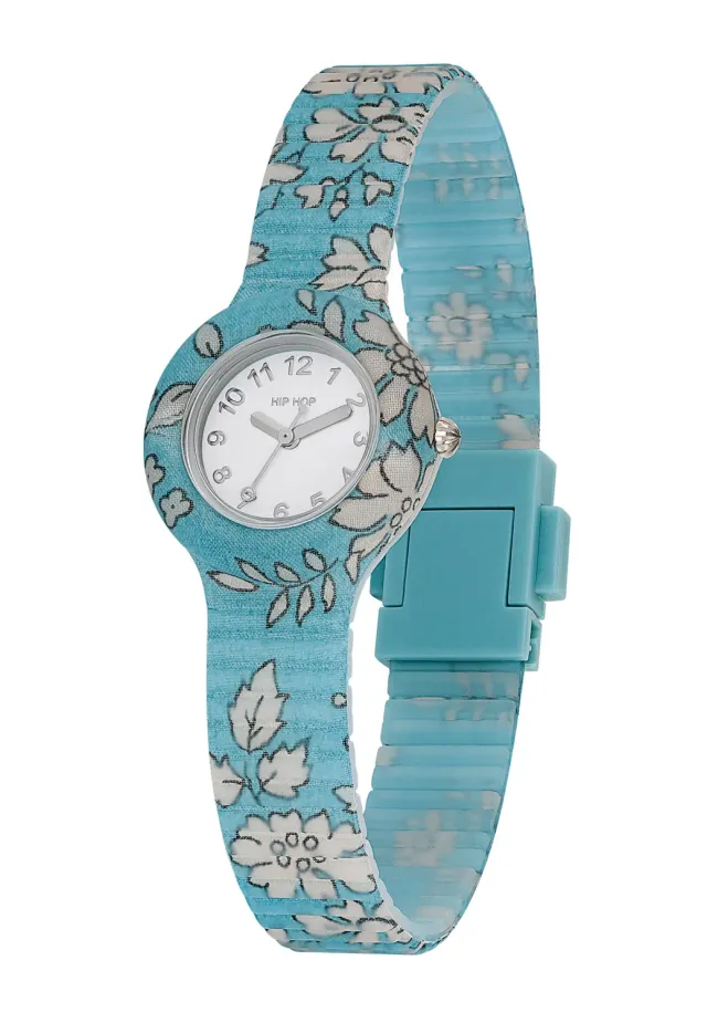 Hip Hop Winter Blossom orologio donna azzurro 28mm