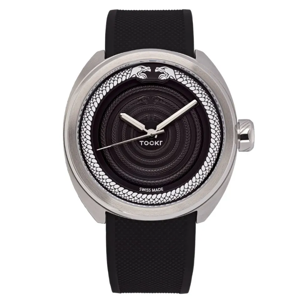 Tockr The Wheel of Time orologio nero quarzo 42mm