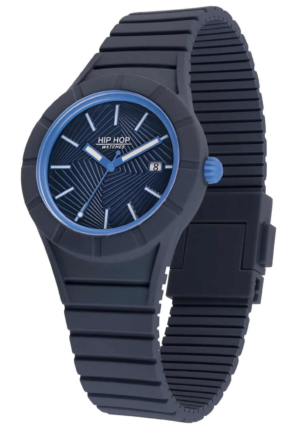Hip Hop X-Man HWU1076 orologio uomo silicone nero