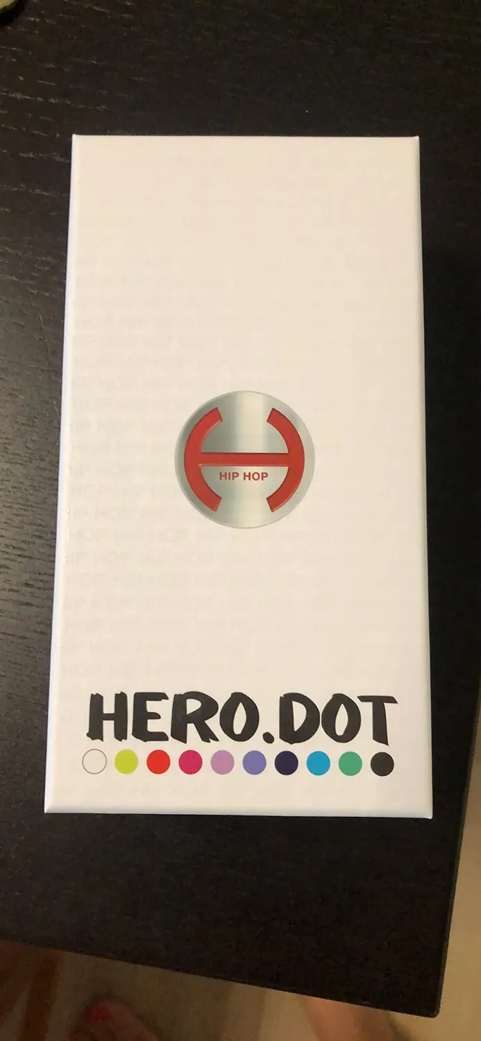 Hip Hop Hero.Dot orologio donna silicone bianco verde 34 mm