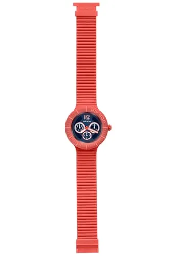 Hip Hop Master Multifunzione orologio uomo rosa silicone