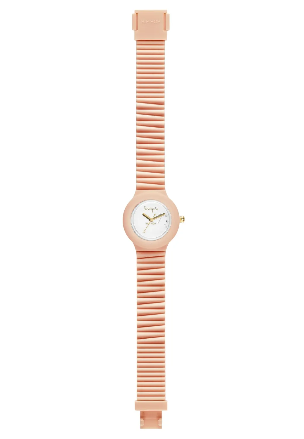 Hip Hop Starlights Bilancia orologio donna rosa polvere cristalli