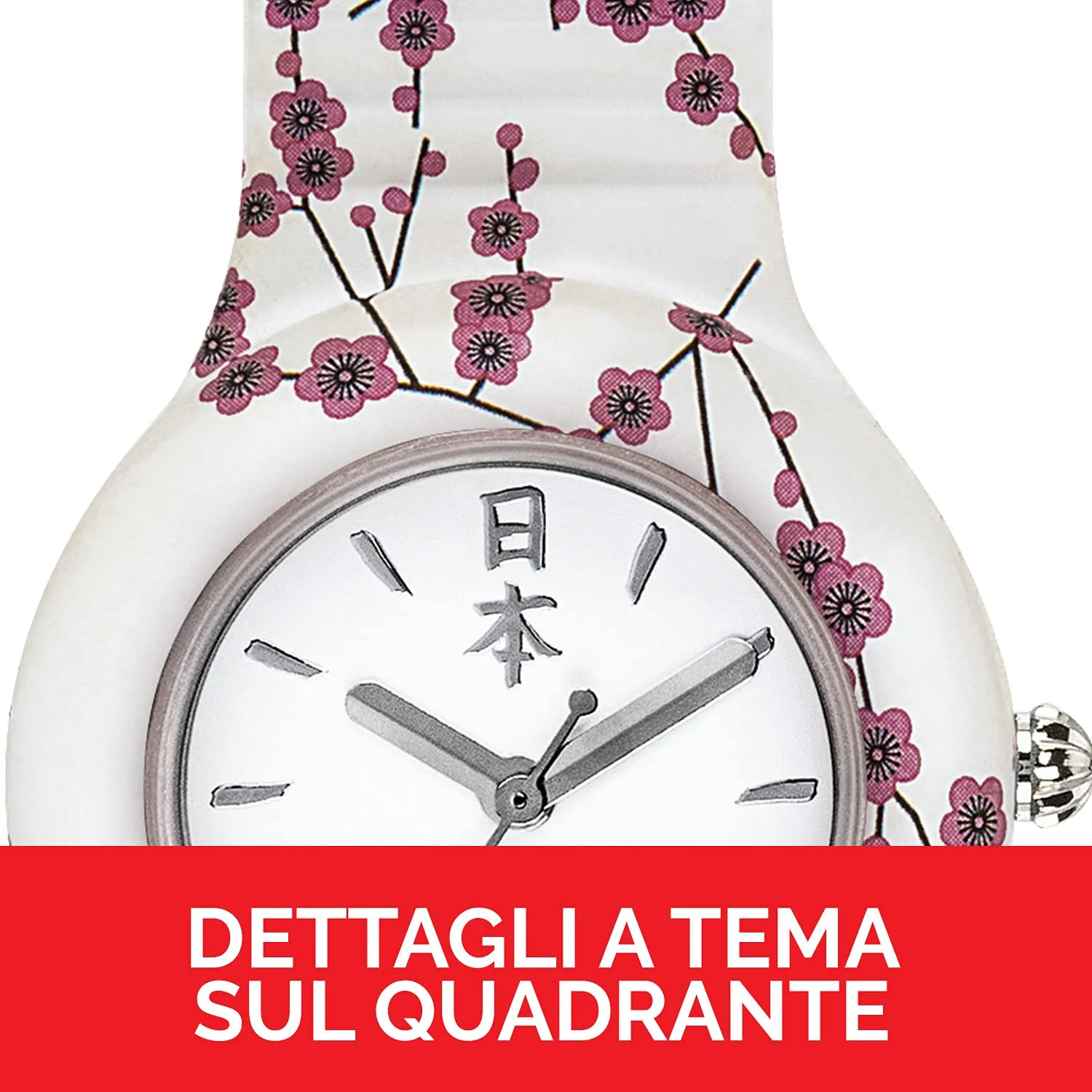 Hip Hop I Love Japan Omamori orologio donna silicone