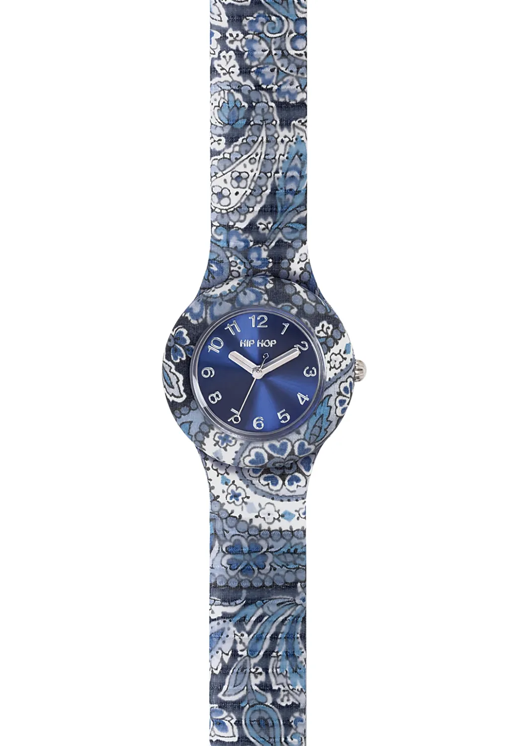 Hip Hop Straps Paisley orologio donna 32 mm blu