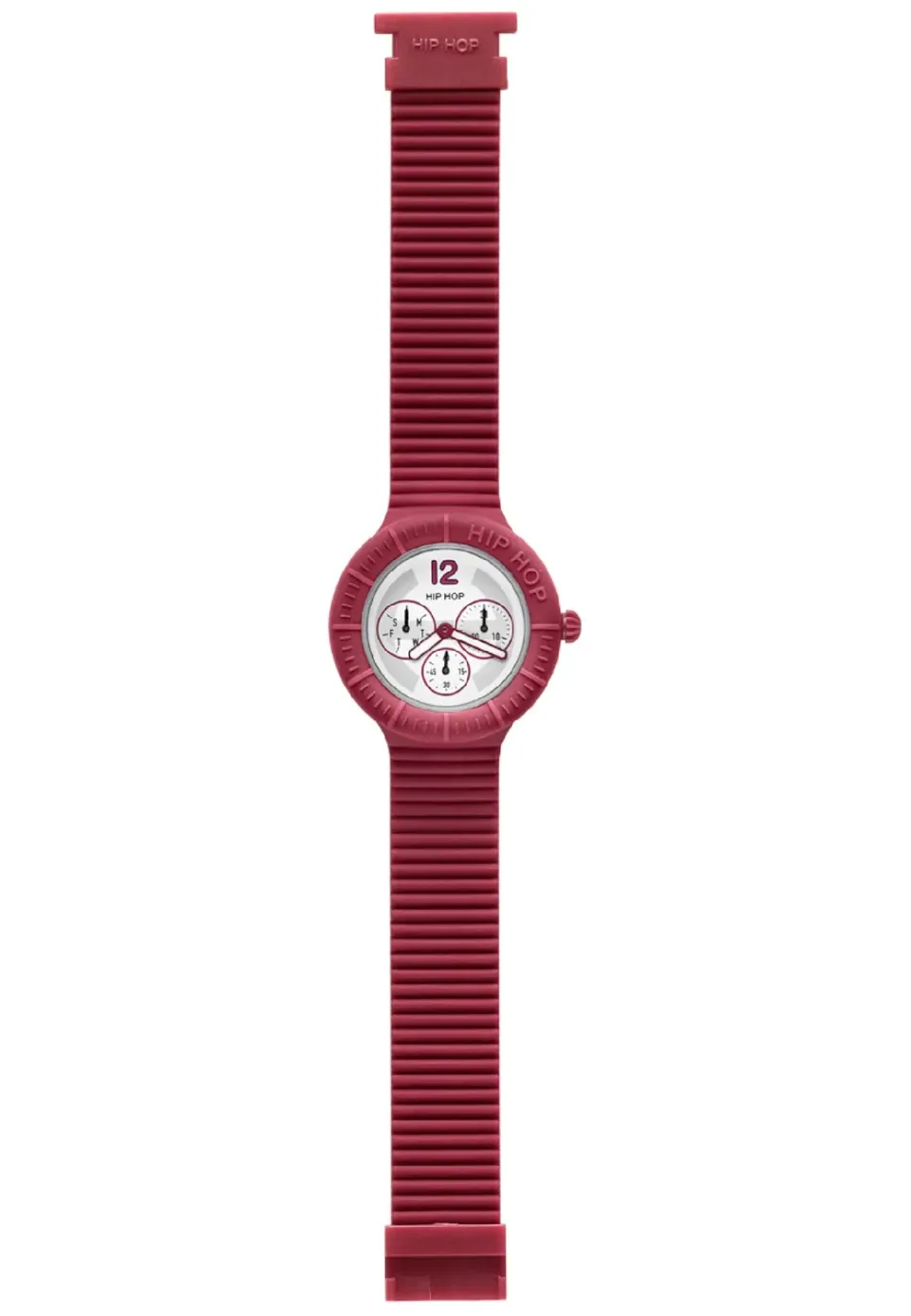Hip Hop X Man HWU0175 orologio uomo bianco rosso