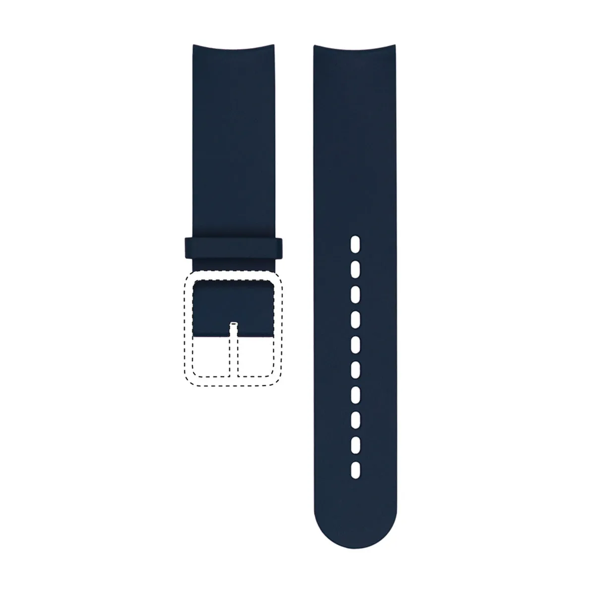Ressence TYPE 1 e 8 cinturino gomma nero 20 mm