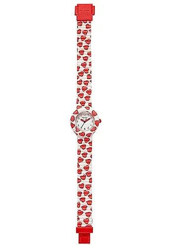 Hip Hop Happy Love orologio bambina silicone bianco cuoricini