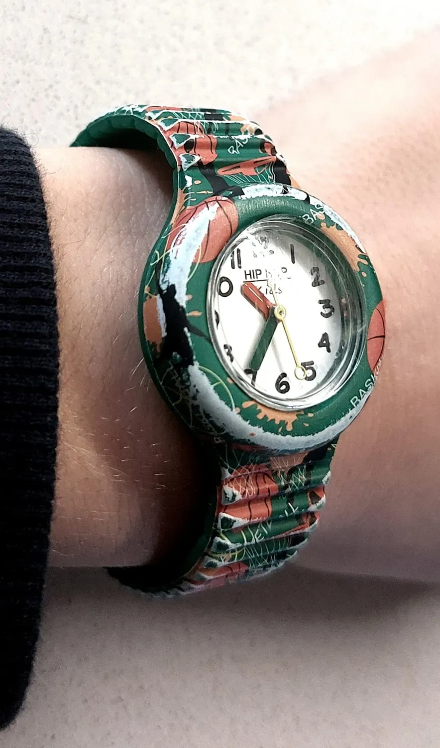 Hip Hop Kids Fun Unicorn orologio bambina bianco silicone
