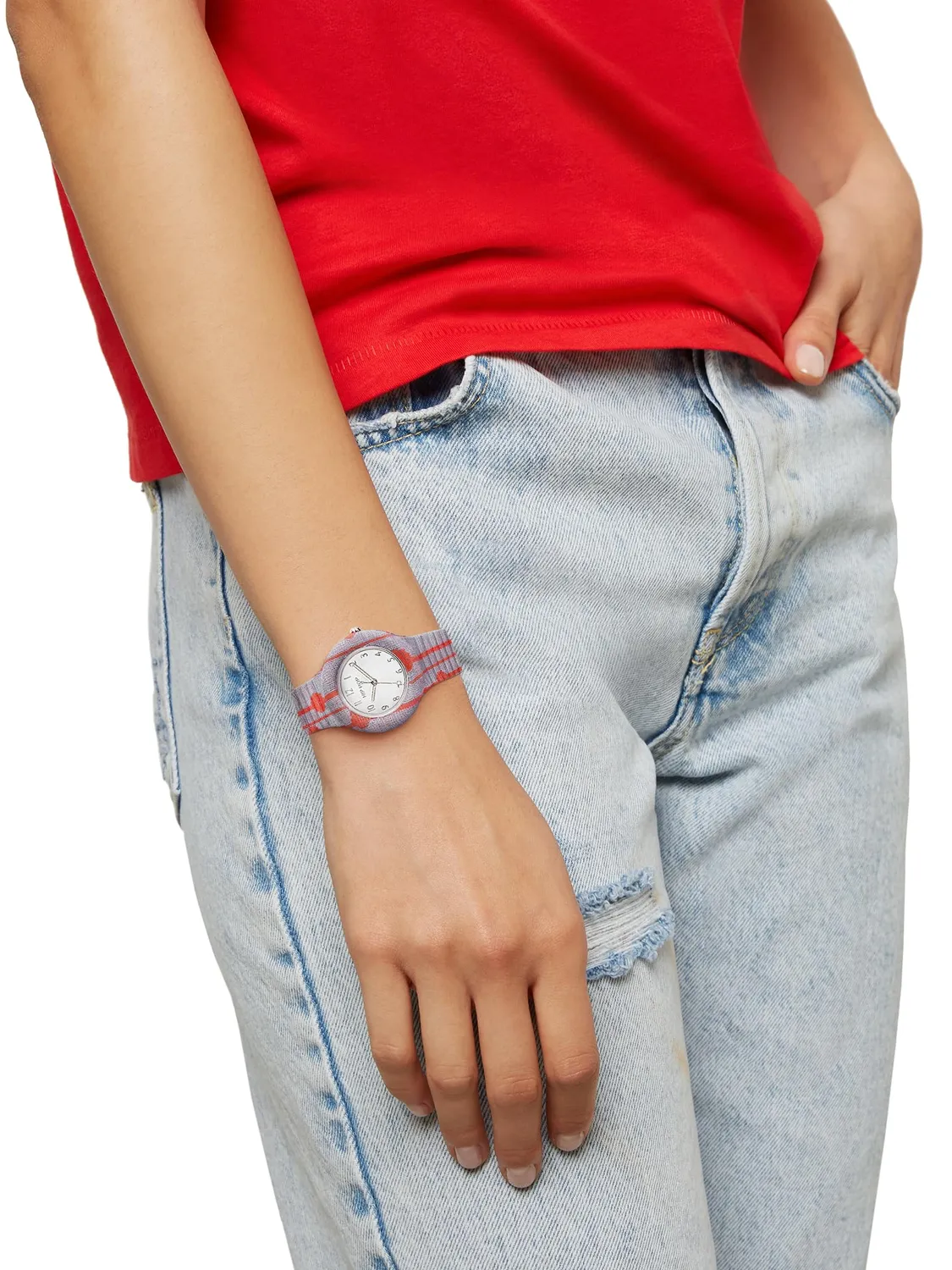 Hip Hop La Methode orologio bambina grigio arancio